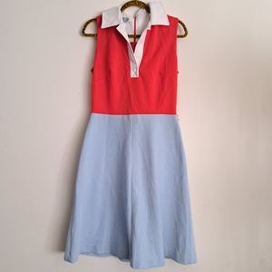 Vintage 70s Sears Nautical Dress